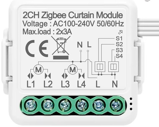 [MINI SHUTTER DOUBLE (SMART RELAY) (Zigbee)] MINI SHUTTER DOUBLE (SMART RELAY) (Zigbee)