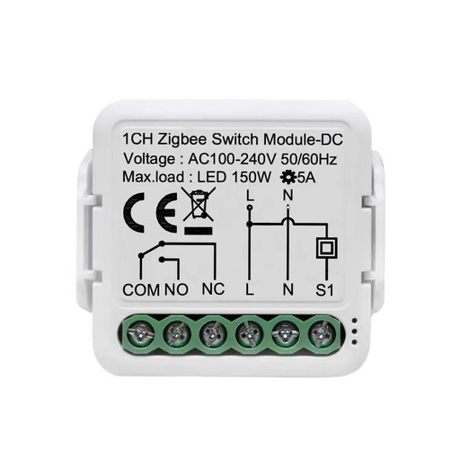 [MINI CURTAIN 1 Channel (SMART RELAY) (Zigbee)] MINI CURTAIN 1 Channel (SMART RELAY) (Zigbee)