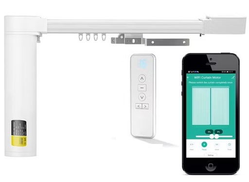 [CURTAIN KIT (MOTOR + TRACK (5M) + REMOTE)] CURTAIN KIT (MOTOR + TRACK (5M) + REMOTE)