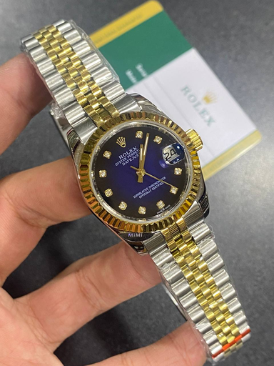 [Rolex Datejust featuring a blue-52]  Rolex Datejust featuring a blue-52