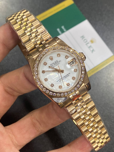 [gold Rolex Lady-Datejust with a mother-134] gold Rolex Lady-Datejust with a mother-134