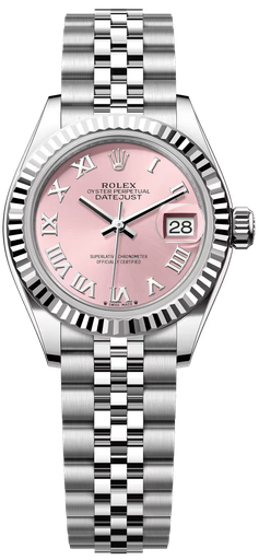 [Rolex Lady-Datejust  Pink Diamond Dial Fluted Bezel -135] Rolex Lady-Datejust  Pink Diamond Dial Fluted Bezel -135